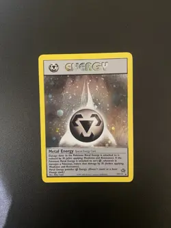 NM+ Pokemon Neo Genesis TCG Metal Energy 19/111 Holo Rare Card - Image 1