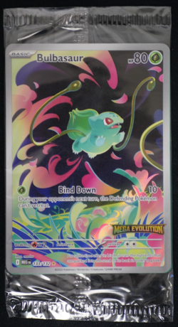 Bulbasaur 133/132 English MEG EN-Mega Evolutions Illustration Rare Pokemon Card - Image 1