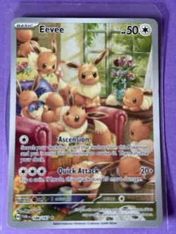 2024 Pokemon Eevee - 188/167 - Illustration Rare - NM Twilight Masquerade SV - Image 1