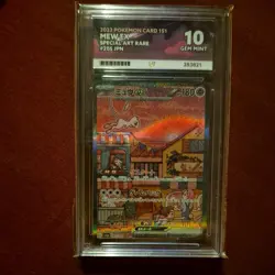 ACE 10 Mew ex SAR 205/165 Japanese Pokemon Card 151 SV2a - Image 1