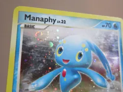 MANAPHY HOLO POKEMON CARD MAJESTIC DAWN 8/100 W/ SWIRL LIGHTLY PLAYED EX+ - Image 3