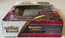 2017 POKEMON SUN & MOON SHINING LEGENDS PIN COLLECTION W/ ZOROARK PIN & PROMO A - Image 3