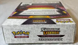 2017 POKEMON SUN & MOON SHINING LEGENDS PIN COLLECTION W/ ZOROARK PIN & PROMO A - Image 4