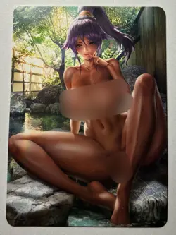 SEXY HEROINE WAIFU Shihouin Yoruichi BLEACH ACG PREMIUM HOLOFOIL CARD NM - Image 2