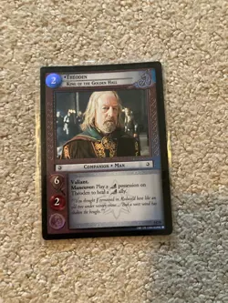 Lotr tcg 7 LP+ FOIL cards lot from various sets: Theoden, Elite Rider, more - Image 2