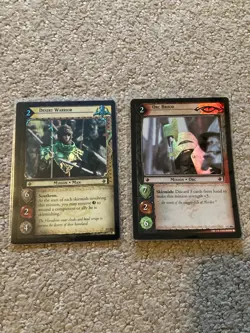Lotr tcg 7 LP+ FOIL cards lot from various sets: Theoden, Elite Rider, more - Image 5