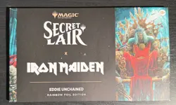 SEALED Iron Maiden: Eddie Unchained [Secret Lair] rainbow FOIL MTG - Image 1