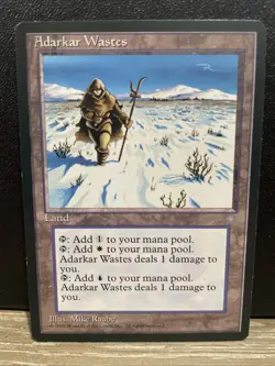 Adarkar Wastes NM Ice Age MTG Magic: The Gathering - Image 1