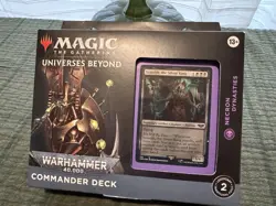 Magic The Gathering: Warhammer 40K Necron Dynasties Commander Deck Sealed/New - Image 1