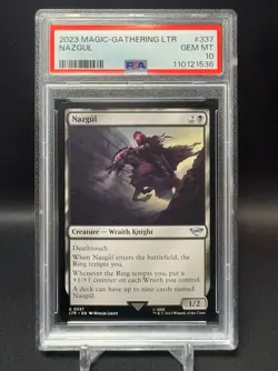 PSA 10 - Nazgul - LOTR Lord of the Rings - Tales From Middle Earth - MTG #337 - Image 1