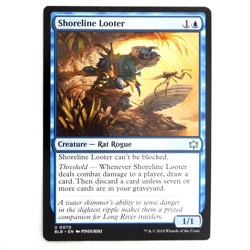 x4 Shoreline Looter Bloomburrow Blue Creature Rat Rogue Uncommon Playset M/NM - Image 1