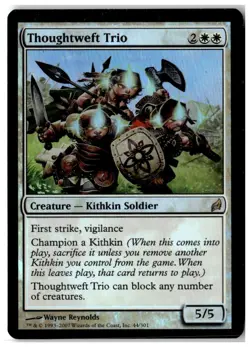 MTG Foil Thoughtweft Trio - Lorwyn Moderately Played English - Image 1