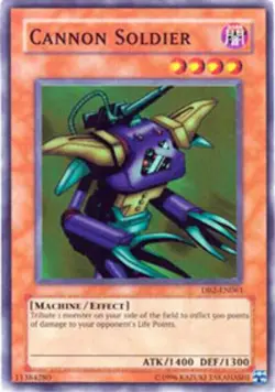 Heavily Played, English - 1 x MTG Cannon Soldier - DB2-EN061 - Super Rare - Unli - Image 1