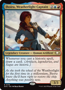 Jhoira, Weatherlight Captain #118 | NM | Commander EOC Magic MTG - Image 1