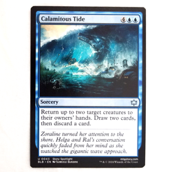 x4 Calamitous Tide Bloomburrow Blue Sorcery Uncommon Playset M/NM MTG TCG CCG - Image 1