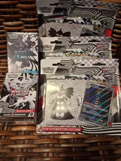 Pokemon Black Bolt White Flare Booster Bundle LOT of 5 BRAND FACTORY SEALED - Image 1