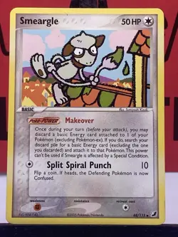 Smeargle 48/115 Unseen Forces Pokemon TCG Regular Uncommon 2005 LP - Image 3