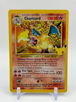Pokemon TCG Charizard 4/102 Holo Celebrations 25th Anniversary Classic Set NM - Image 1
