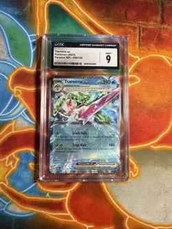 Pokemon 2023 Tsareena EX 046/182 Full Art Paradox Rift CGC 9 Mint - Image 1