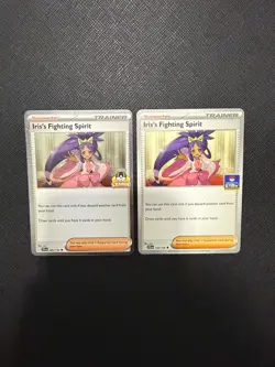 Pokemon Asia Exclusive Iris's Fighting Spirit Gym Promo Stamped Bundle - Image 1