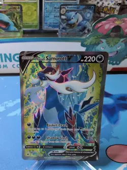 Hisuian Samurott V Full Art 176/189 Astral Radiance Pokemon NM - Image 1