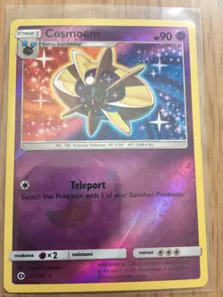 Pokemon TCG Cosmoem 65/149 Sun & Moon Base set rare reverse holo - new - Image 1