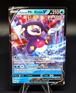 Pokemon Galarian Mr. Rime V 049/189 Swsh10: Astral Radiance Holo MINT - Image 1