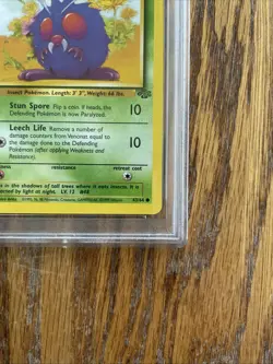 1999 Pokemon Jungle Venonat 1st Edition 63/64 PSA 10 - Image 4