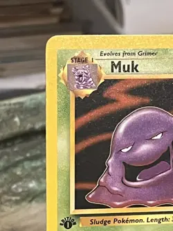 1999 Pokemon Muk Fossil 28 1st Ed - Image 2