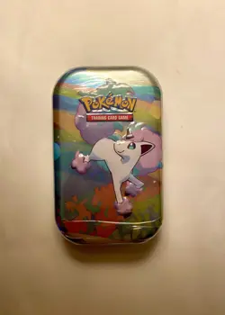 Pokemon TCG: Galar Pals C22 Mini Tin SEALED - 1 Evolving Skies pack Guaranteed! - Image 1