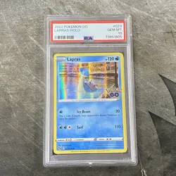 2022 Pokemon Go Lapras Holo #023/078 PSA Gem Mint 10 Graded LOW POPULATION! - Image 1