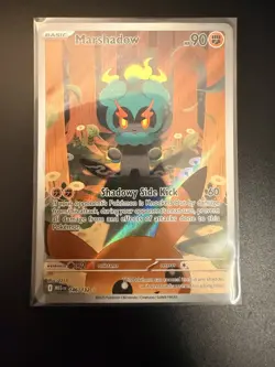Pokemon TCG Mega Evolution Marshadow 146/132 Illustration Rare NEAR MINT - Image 1