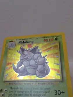 1999 Pokemon TCG Nidoking Holo Base Unlimited Rare 11/102 LP - Image 2