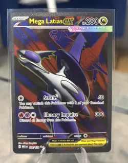 Mega Latias ex 163/132 Ultra Rare Full Art Pokemon TCG Mega Evolution NM/M - Image 1