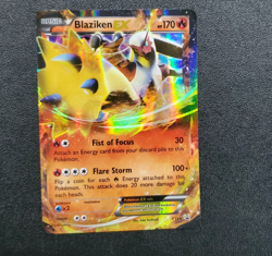 Pokemon TCG XY Black Star Promo - Blaziken EX XY54 LP - Image 1