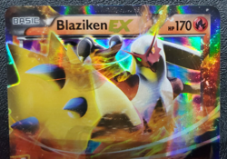 Pokemon TCG XY Black Star Promo - Blaziken EX XY54 LP - Image 2