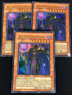 Yugioh Dark Eradicator Warlock SD6-EN001 Ultra x3 (MP) - Image 1
