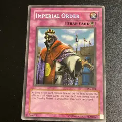 ERROR Yugioh Imperial Order HOLO BLEED PSV-104 Secret Rare Pharaohs Servant 🔥 - Image 1
