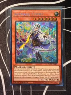 Artmage Finmel (SECRET RARE) DUAD-EN009 (NM) Duelist's Advance 1st Ed Yu-Gi-Oh! - Image 1