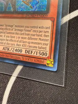 Artmage Finmel (SECRET RARE) DUAD-EN009 (NM) Duelist's Advance 1st Ed Yu-Gi-Oh! - Image 3