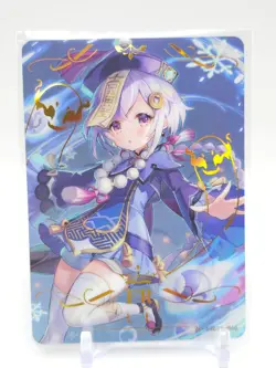 Goddess Story - Waifu FR Transparent Trading Card - Qiqi - Image 1