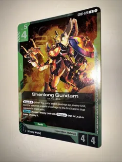 GD01-029 Shenlong Gundam Gundam Card Game TCG GCG Newtype Rising - Image 3
