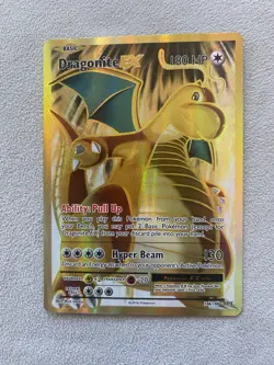 Dragonite EX 106/108 XY Evolutions NM Full Art Ultra Rare Pokemon Card - Image 1