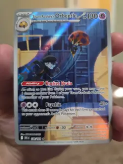 Pokemon TCG Team Rockets Orbeetle Destined Rivals 198/182 Illustration Rare Card - Image 1