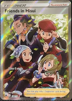 Friends in Hisui (Full Art) 148/159 Crown Zenith Holo - Pokemon Card - Image 1