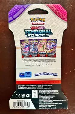 Pokemon Scarlet & Violet Temporal Forces 10-Card Booster Pack 856426 - Image 2