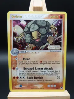 Pokemon Reverse Foil Card : Golem 6/92 ( Ex Legend Maker) - Image 1