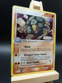 Pokemon Reverse Foil Card : Golem 6/92 ( Ex Legend Maker) - Image 2