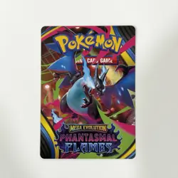 Pokemon Phantasmal Flames Trainer Tips Card - Mega Charizard NM IN HAND - Image 1