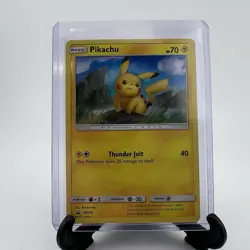 Pikachu SM183 NM Black Star Promo Holofoil Rare Holo Pokemon Card - Image 1